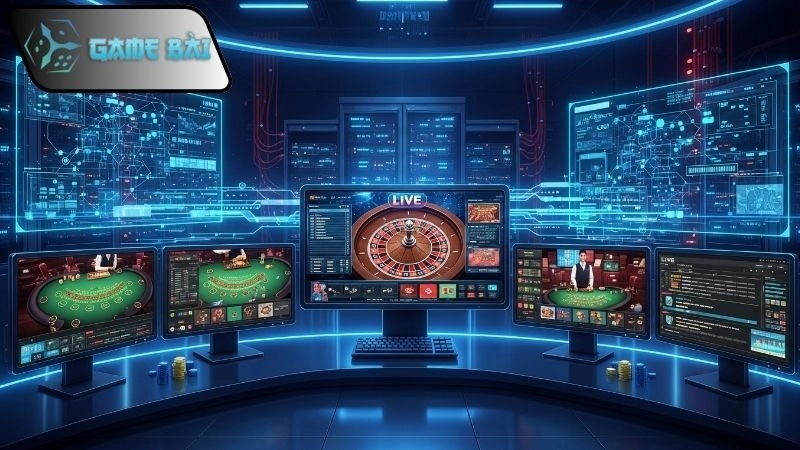 Giới thiệu về công nghệ live stream casino tại Game Bài